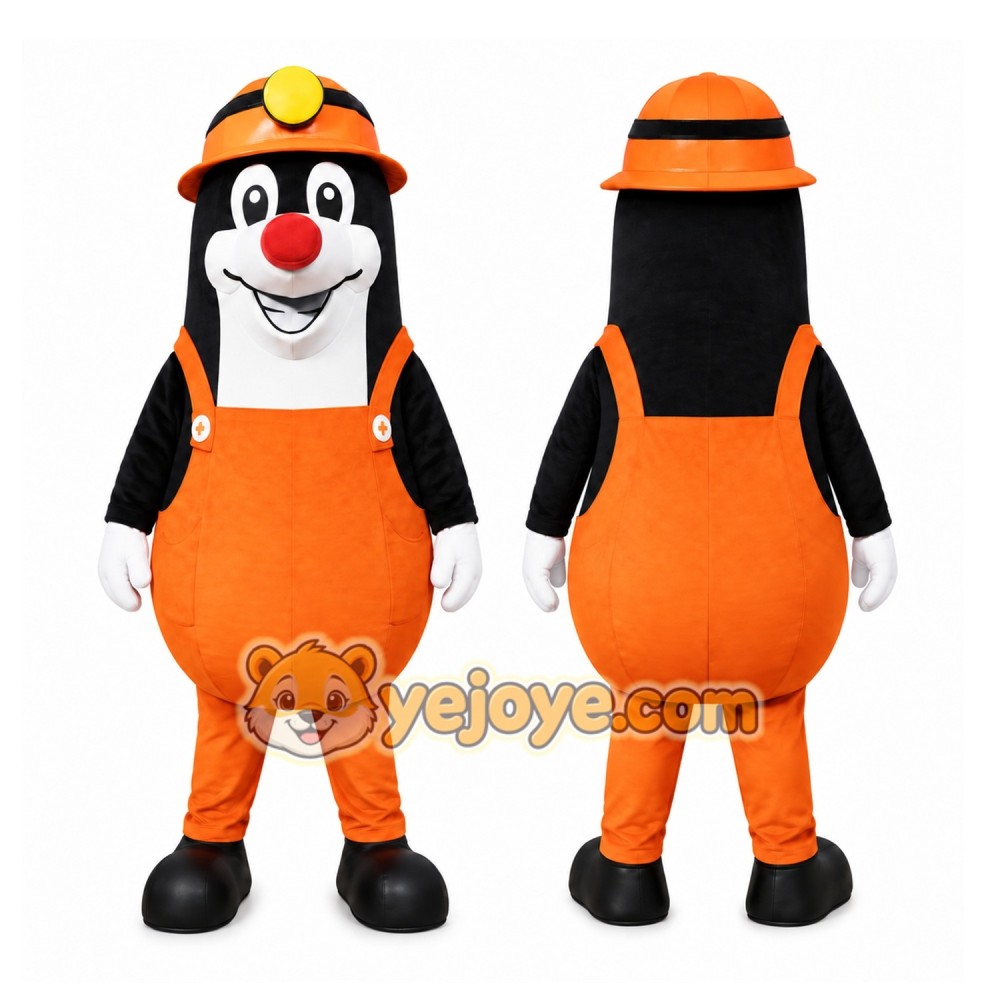 Miner Mole Mascot Costume Miner Mole Mascot Costume