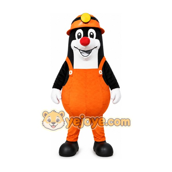 Miner Mole Mascot Costume Miner Mole Mascot Costume