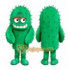 Green Cactus Mascot Costume Green Cactus Mascot Costume