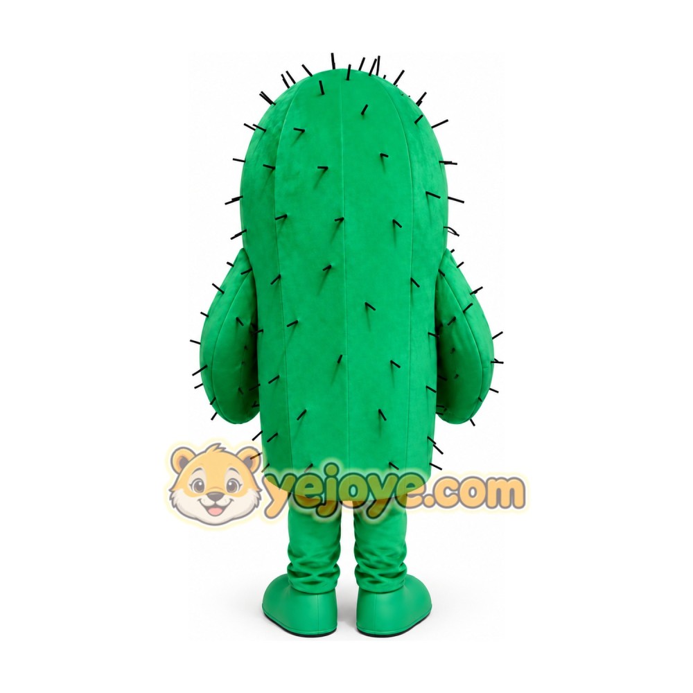 Green Cactus Mascot Costume Green Cactus Mascot Costume