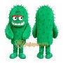 Green Cactus Mascot Costume