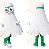 White Badminton Mascot Costume