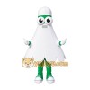 White Badminton Mascot Costume White Badminton Mascot Costume