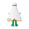 White Badminton Mascot Costume White Badminton Mascot Costume