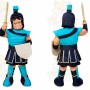 Blue Roman Warrior Mascot Costume