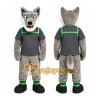 Gray Wolf Sports Mascot Costume Gray Wolf Sports Mascot Costume