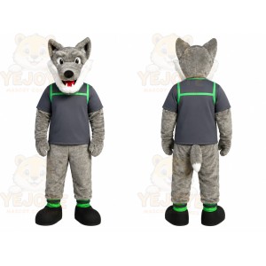 Gray Wolf Sports Mascot Costume