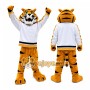 White Jersey Tiger Mascot Costume