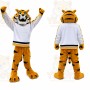 White Jersey Tiger Mascot Costume