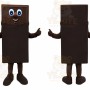 Brown Chocolate Bar Mascot Costume