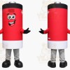 Red Battery Mascot Costume