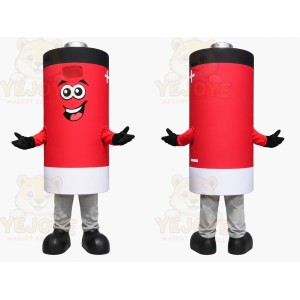 Red Battery Mascot Costume