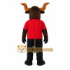 Red Shirt Moose Mascot Costume