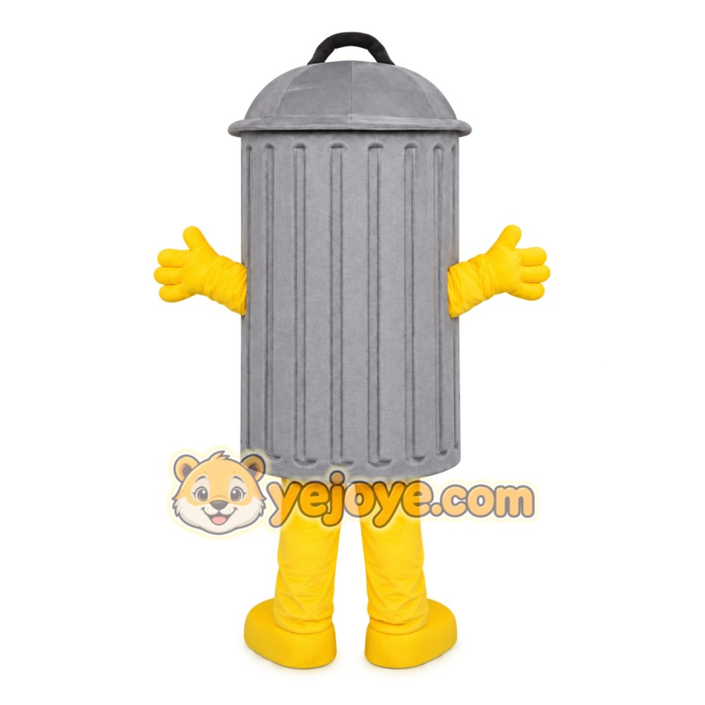 Trash Can Mascot Costume Trash Can Mascot Costume
