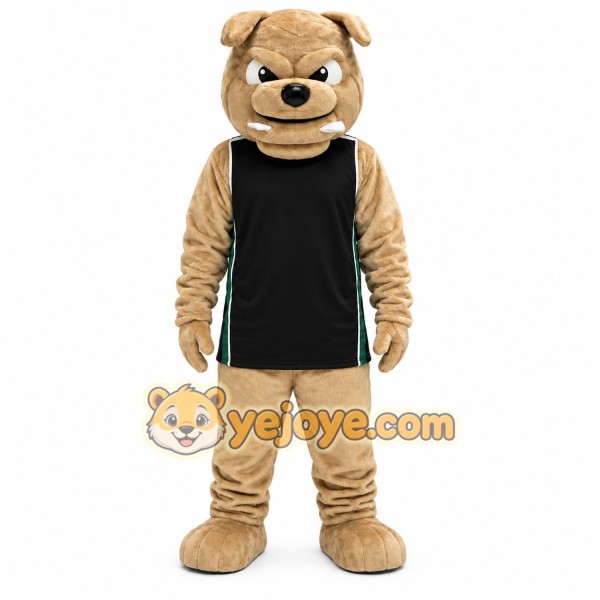 Tan Dog Vest Mascot Costume