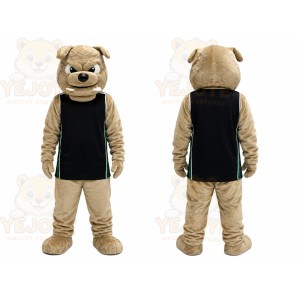 Tan Dog Vest Mascot Costume