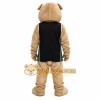 Tan Dog Vest Mascot Costume Tan Dog Vest Mascot Costume