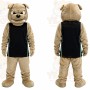 Tan Dog Vest Mascot Costume
