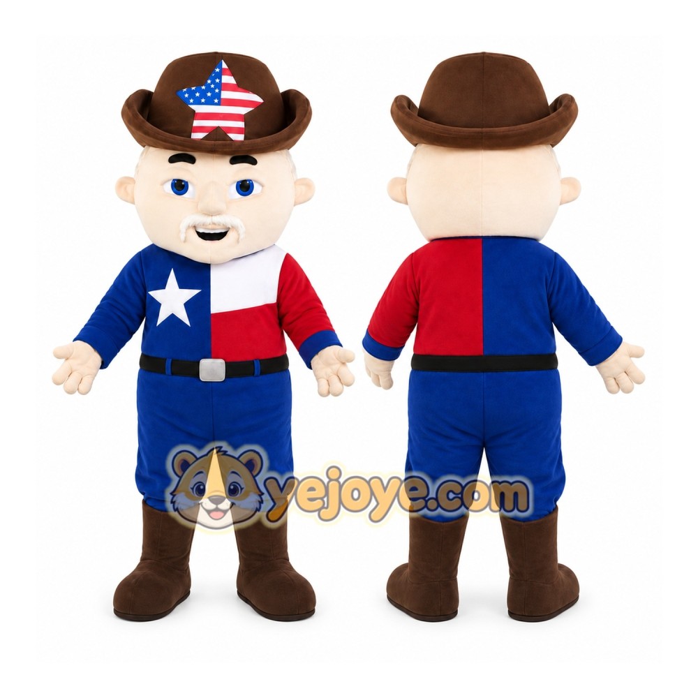 Patriotic Boy Mascot Costume