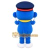 Blue Police Monkey Mascot Costume Blue Police Monkey Mascot Costume