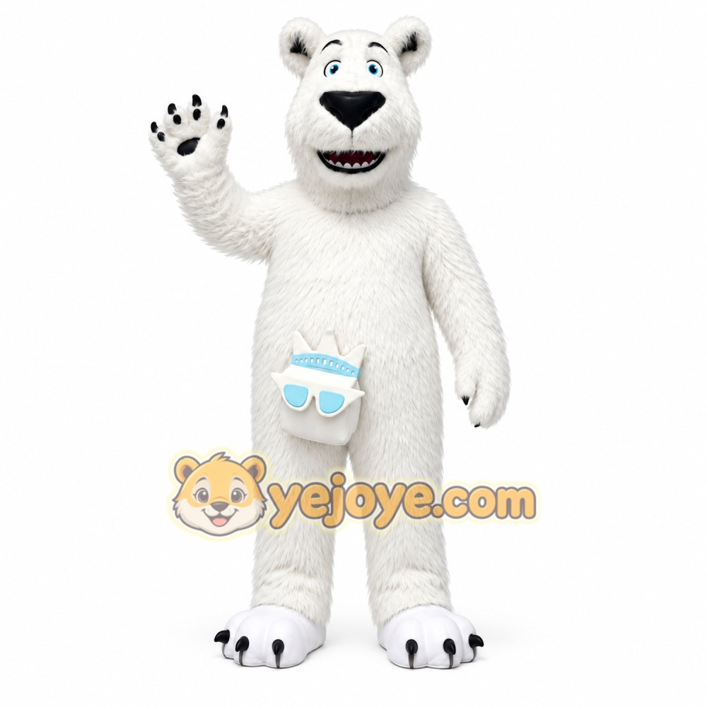 Polar Bear Mascot Costume Polar Bear Mascot Costume