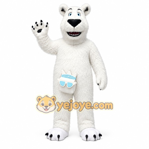Polar Bear Mascot Costume