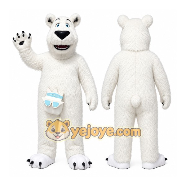 Polar Bear Mascot Costume
