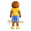 Lion Yellow Shirt Mascot Costume Lion Yellow Shirt Mascot Costume