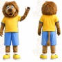 Lion Yellow Shirt Mascot Costume