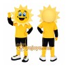 Yellow Sun Mascot Costume Yellow Sun Mascot Costume