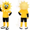 Yellow Sun Mascot Costume