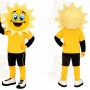 Yellow Sun Mascot Costume