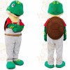 Green Turtle Overalls Mascot Costume