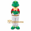 Green Turtle Overalls Mascot Costume Green Turtle Overalls Mascot Costume