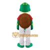 Green Turtle Overalls Mascot Costume Green Turtle Overalls Mascot Costume