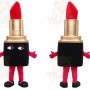 Lipstick Character Mascot Costume
