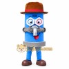 Blue Fire Hydrant Mascot Costume Blue Fire Hydrant Mascot Costume