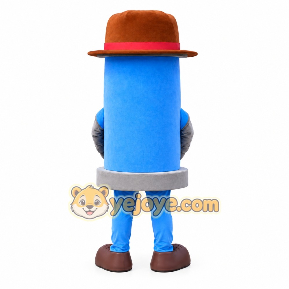 Blue Fire Hydrant Mascot Costume Blue Fire Hydrant Mascot Costume