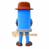 Blue Fire Hydrant Mascot Costume Blue Fire Hydrant Mascot Costume