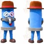 Blue Fire Hydrant Mascot Costume