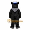 Black Dog Mascot Costume Black Dog Mascot Costume