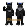 Black Dog Mascot Costume