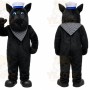 Black Dog Mascot Costume