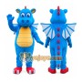 Blue Dragon Mascot Costume