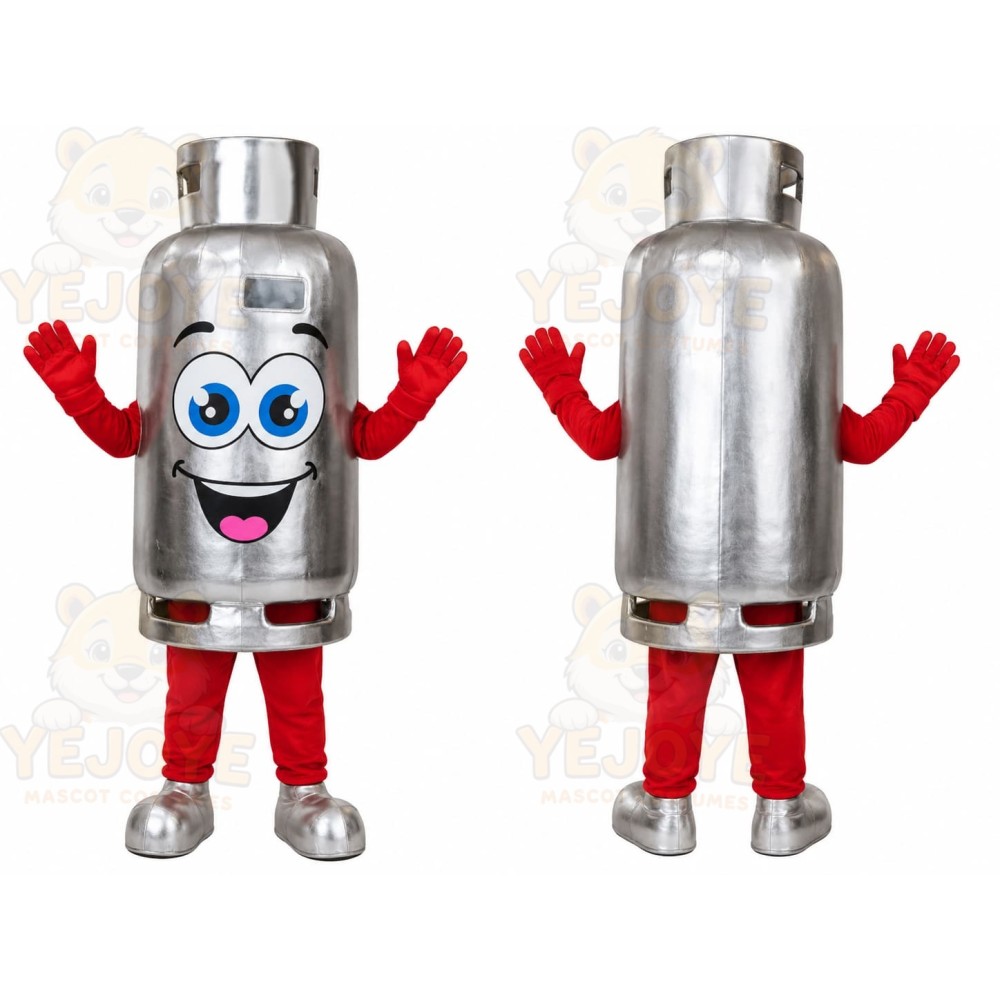 Gas Cylinder Mascot Costume