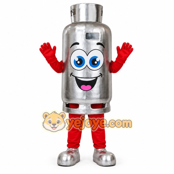 Gas Cylinder Mascot Costume