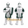 Silver Knight Mascot Costume