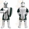 Silver Knight Mascot Costume
