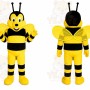 Yellow Bee Mascot Costume