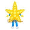 Yellow Starfish Mascot Costume